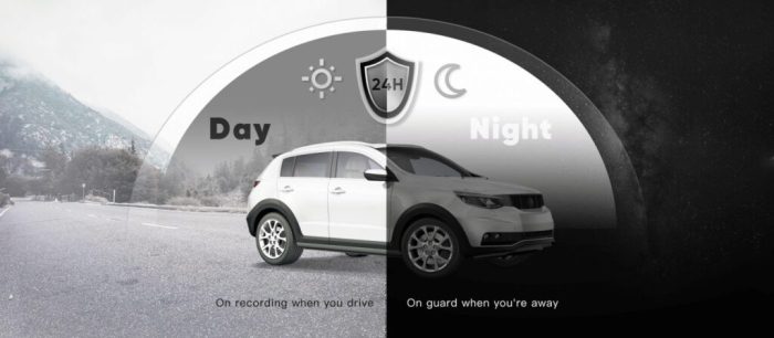 70mai A500S hỗ trợ giám sát đỗ xe 24h, tự động ghi hình khi xe có va chạm