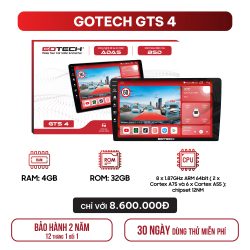 Màn hình android ô tô Gotech GTS4