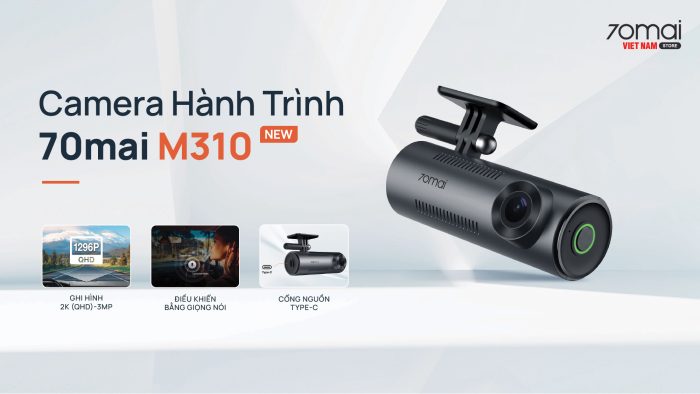 Camera hành trình 70mai M310 chính hãng lắp đặt tại Panda Auto 483 Nguyễn Khang
