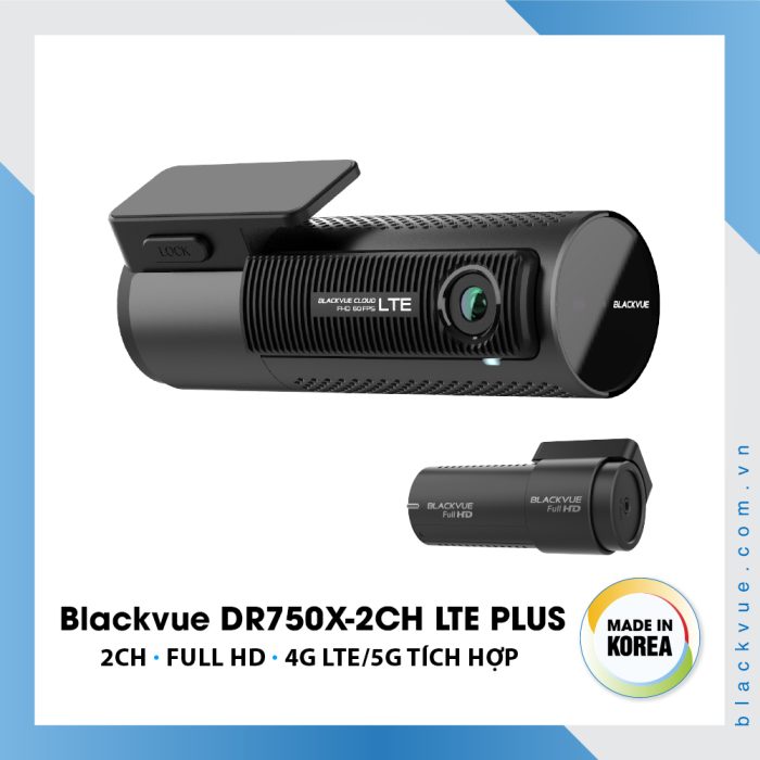 Camera hành trình cao cấp Blackvue DR750X-2CH LTE PLUS chính hãng tại Panda Auto
