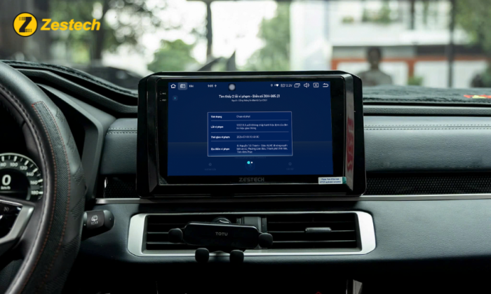 Tra cứu phạt nguội bằng giọng nói, chủ động trong việc kiểm tra lỗi vi phạm