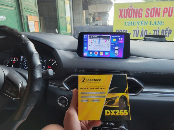 lắp android box Zestech DX265 cho xe Mazda CX5 tại Panda Auto