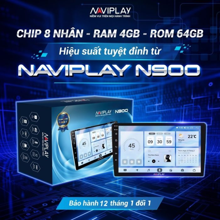 Màn hình giai tri ô tô naviplay n900