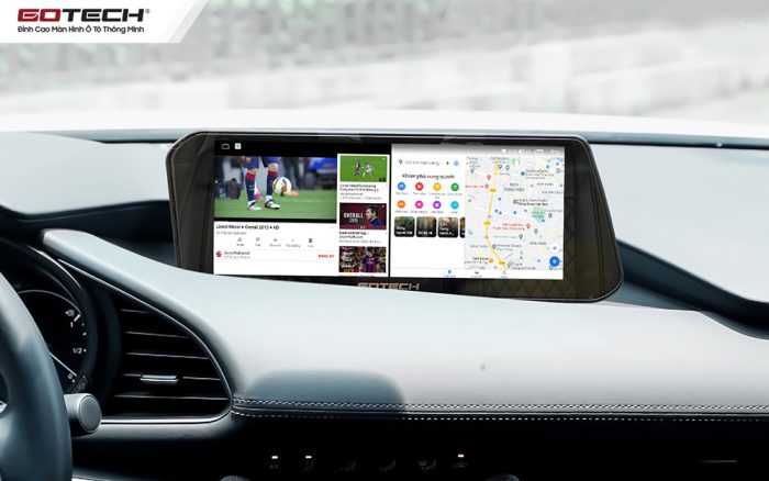 màn hình gotch gt mazda new 260 chạy đa nhiệm siêu mượt mà