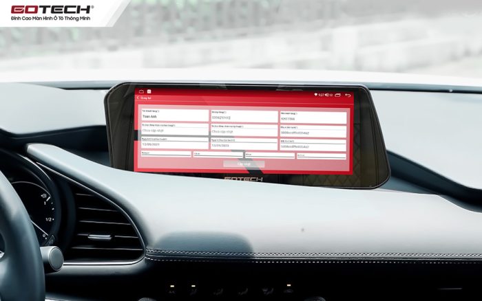 màn hình ô tô thông minh gotech gt mazda new bao hanh chinh hang