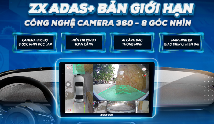 màn hình ô tô Zestech zx adas+ bản giới hạn