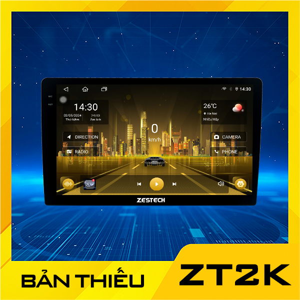 Màn hình Zestech ZT2k bản thiếu tại panda auto