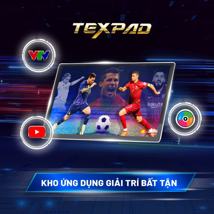 Giải trí trực tuyến ngay trên màn hình TexPad TX8 Limited