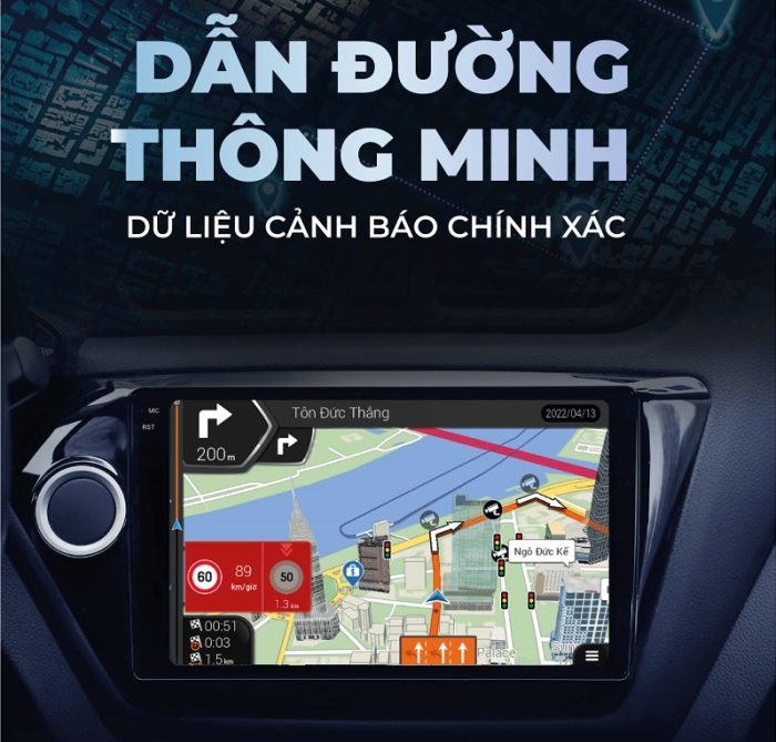 Màn hình android teyes cc3 2k 360 dẫn đường thông minh