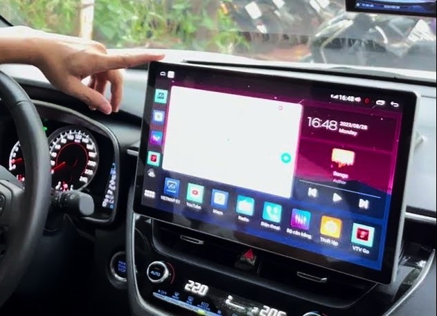 Màn hình android TexPad TX8 Limted Lắp trên xe ô tô