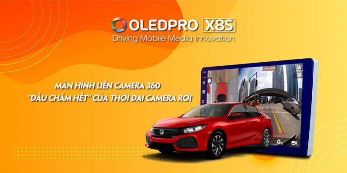màn hình liền camera 360 OledPro X8S 