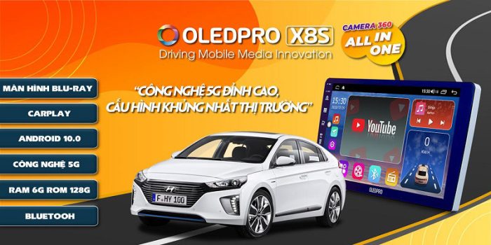 màn hình liền camera 360 OledPro X8S 