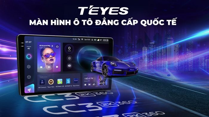 Màn hình Teyes cc3 2k 360 tại panda auto