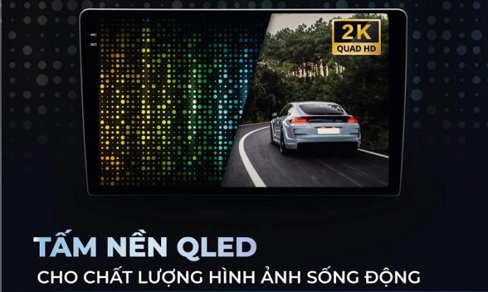 Màn hình Teyes CC3 2K 360 có tám nền qled 