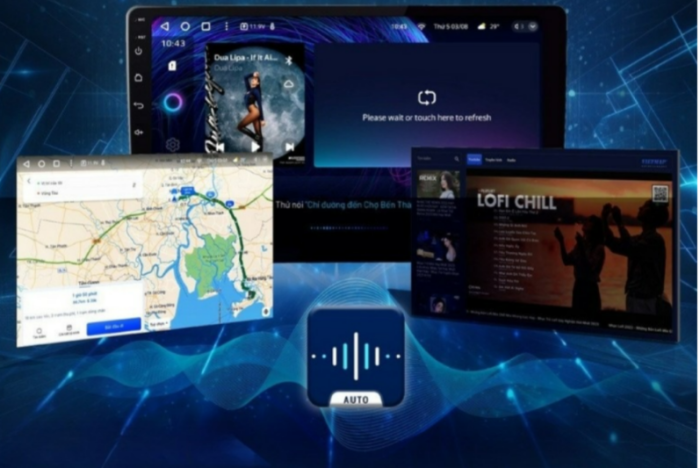 hỗ trợ ra lệnh giọng nói đơn giản trên màn hình teyes cc3 2k max