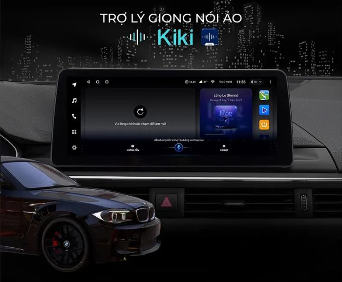 điều khiên giọng nói kiki trên màn hình teyes lux one