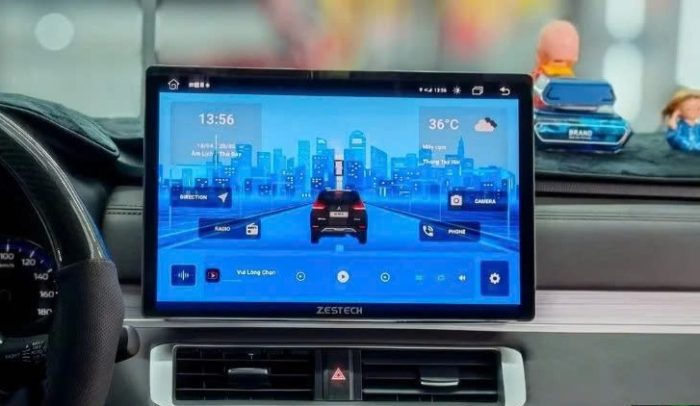 Màn hình Zestech 13 inch 2 K lắp trên xe ô tô