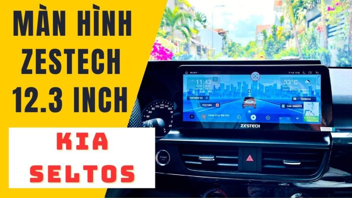 Zestech Zt 12.3 inch tương thích với nhiều dòng xe