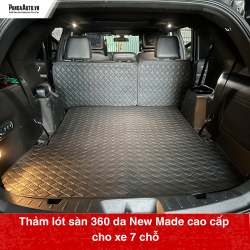 Thảm lót sàn 360 da New Made cho xe 7 chỗ Giá gốc tại xưởng Pandaauto.vn