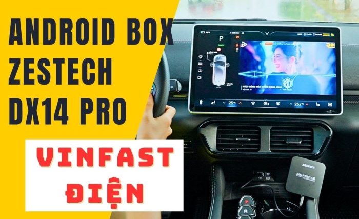 Android Box Zestech DX14 Pro lắp trên xe ô tô
