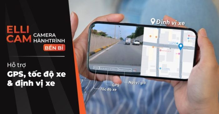 Camera Ellicam A650 hỗ trợ định vị từ xa nhờ gps
