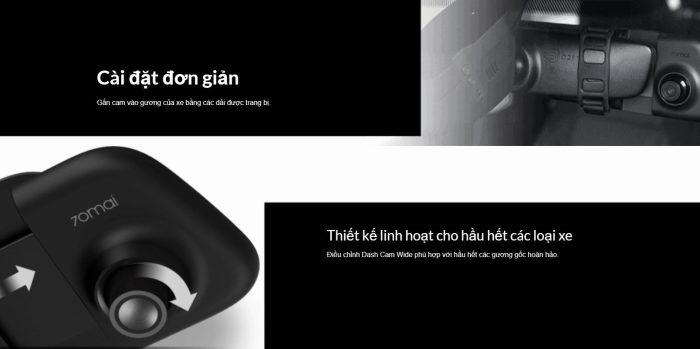 Camera hành trình gương Xiaomi 70mai D07