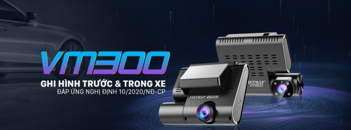 Camera hành trình Vietmap VM300 ghi hình toàn cảnh