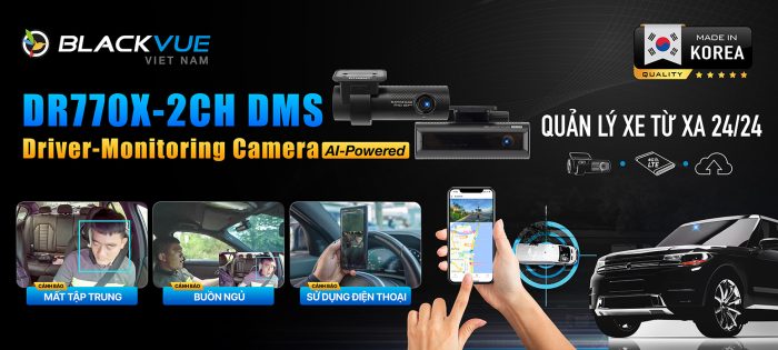 Camera hành trình Blackvuew DR770x-2CH- DMS