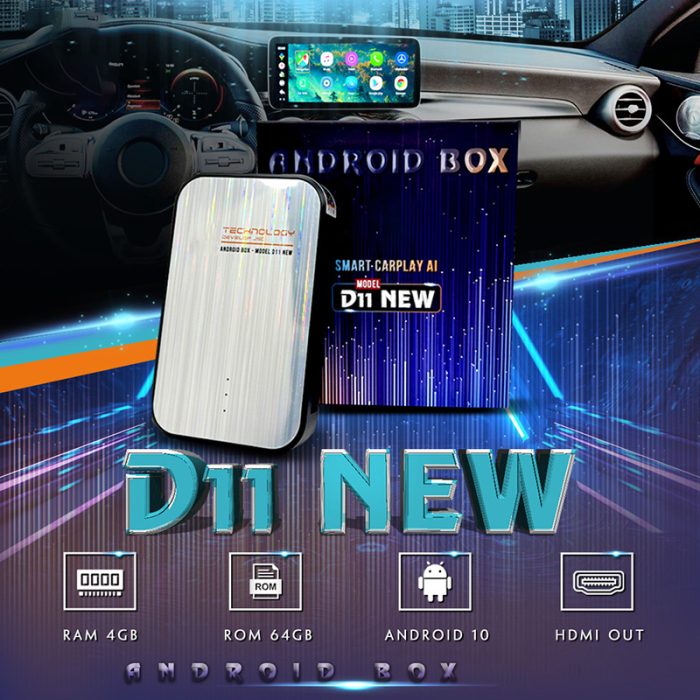 Android Box ô tô HTD D11 New