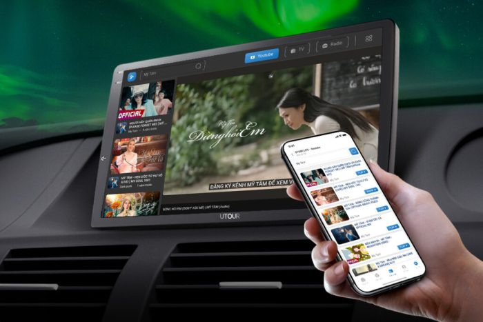 Lắp đặt và sử dụng dễ dàng màn hình android UTOUR US nhờ giao diện thân thiện