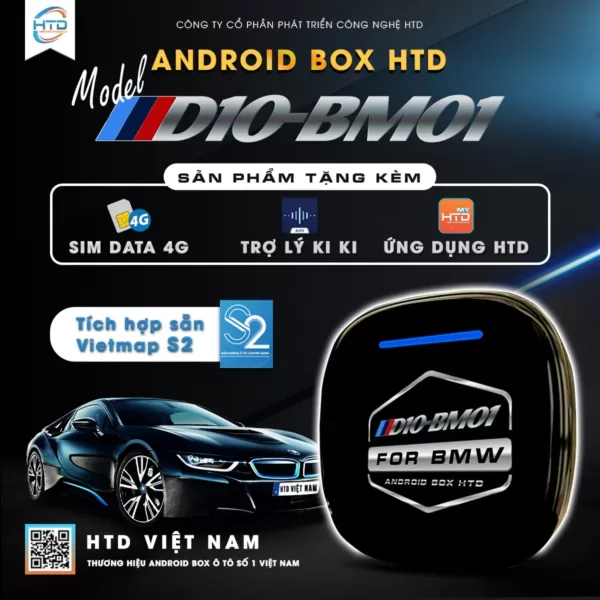 Android Box ô tô HDT B10- BM01 Panda Auto