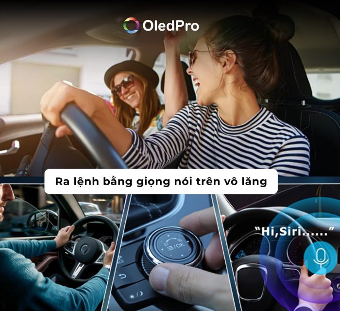 Ra lệnh giọng nói trực tiếp trên màn hình tích hợp Android Box OledPro X5