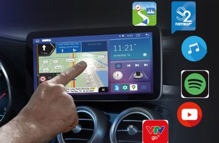 Android Box ô tô Vietmap BM9 tích hợp giải trí thông minh