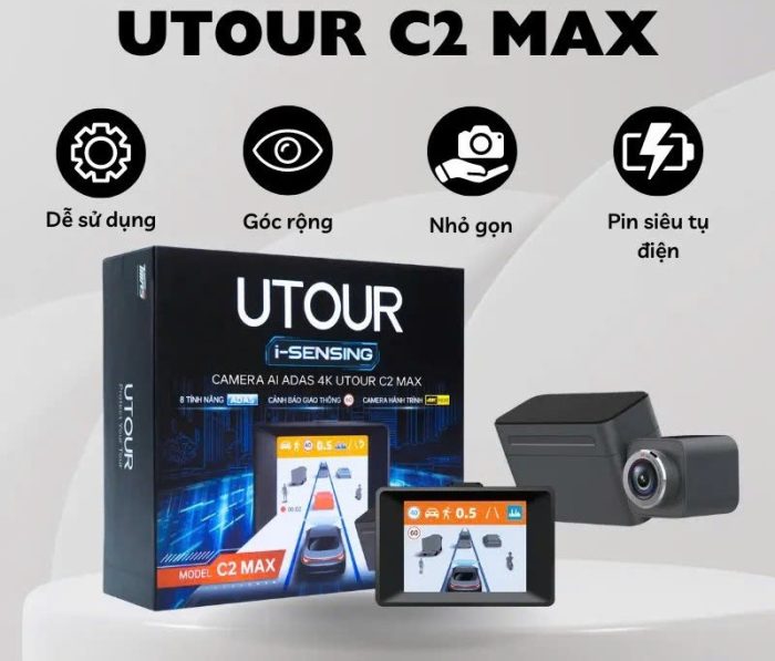 camera hành trình otour c2 max công nghệ AI tiên tiên