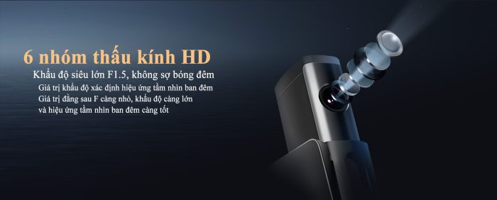Camera hành trình Utour C2L ghi hình sắc nét ngày đêm