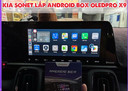 Kia Sonet lawsp ddawtj Android Boxx OledPro X9