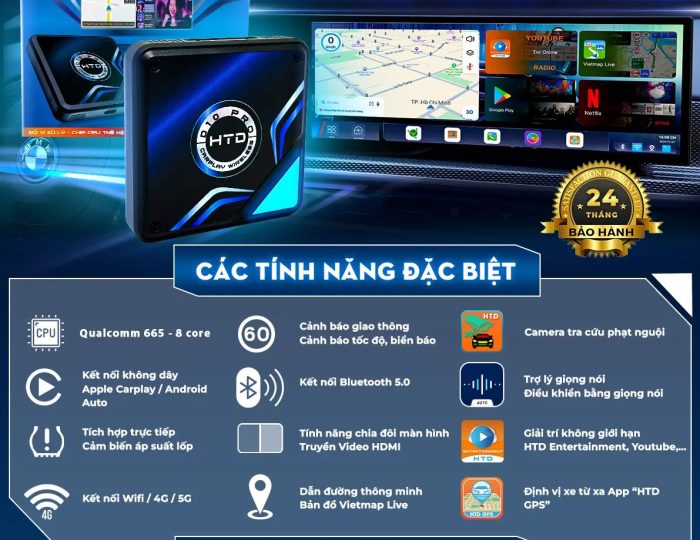 Tính năng nổi bật của Android Box HDT D10S for BMW
