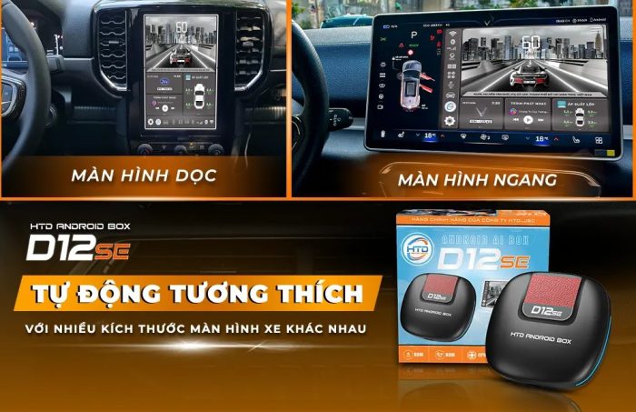 d12sE Ttự động chuyển đổi giao diện tương thích với nhiều xe