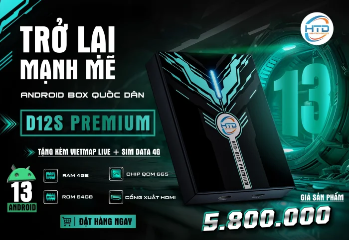 Giá tham khảo Adnroid Box HTD D12S Premium