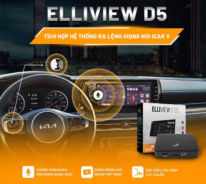Android Box ô tô Elliview D5