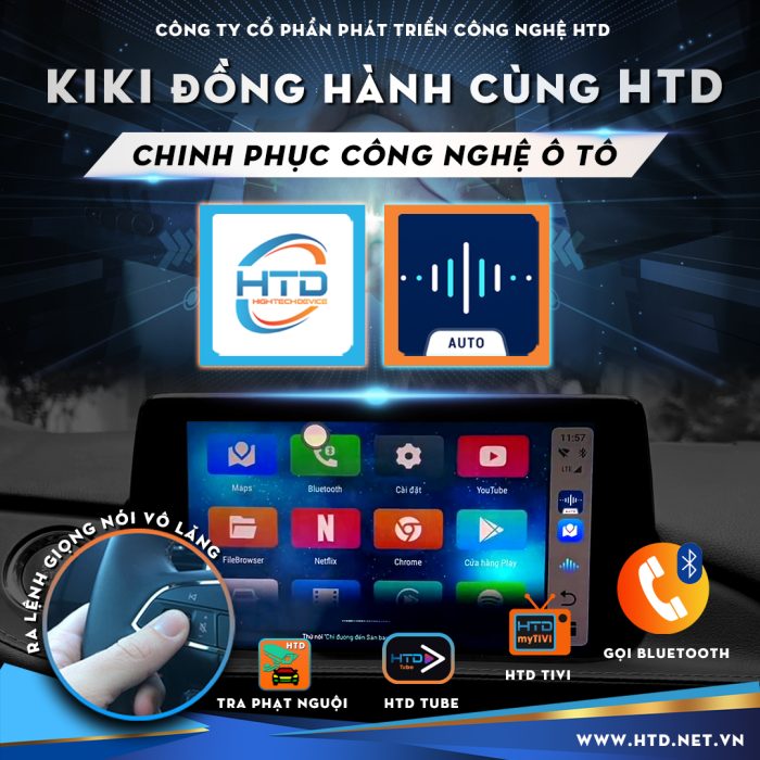 Tính năng của Android Box ô tô HTD D12S Premium