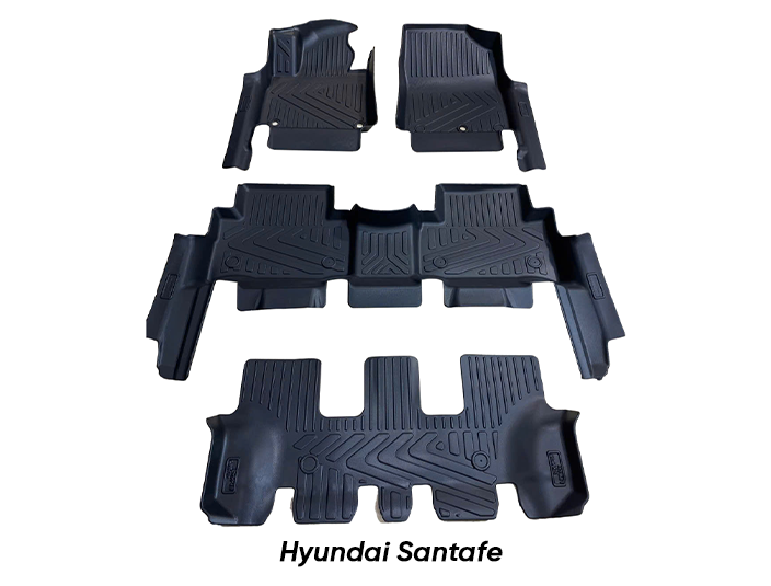 Thảm lót sàn ô tô TPE xe Hyundai Santafe